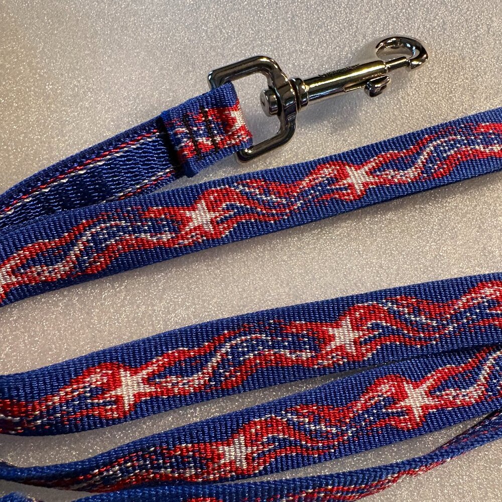 Lupine Ltd Ed 6' Dog Leash SUPER STAR Patriotic Stars USA Red White Blue NEW